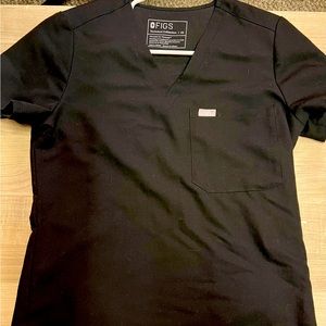 Catarina™ One-Pocket Scrub Top Figs XS